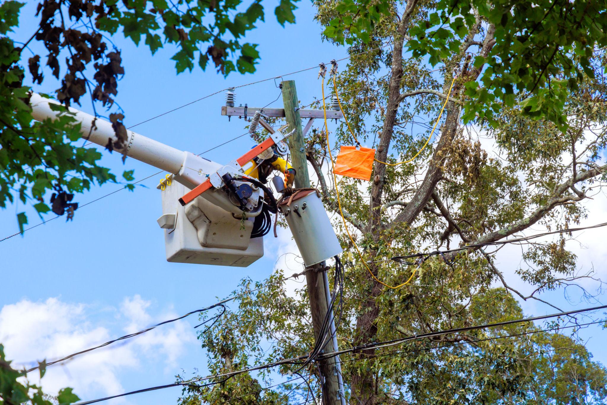 Lineman apprentice preparing for utility career and CDL requirements