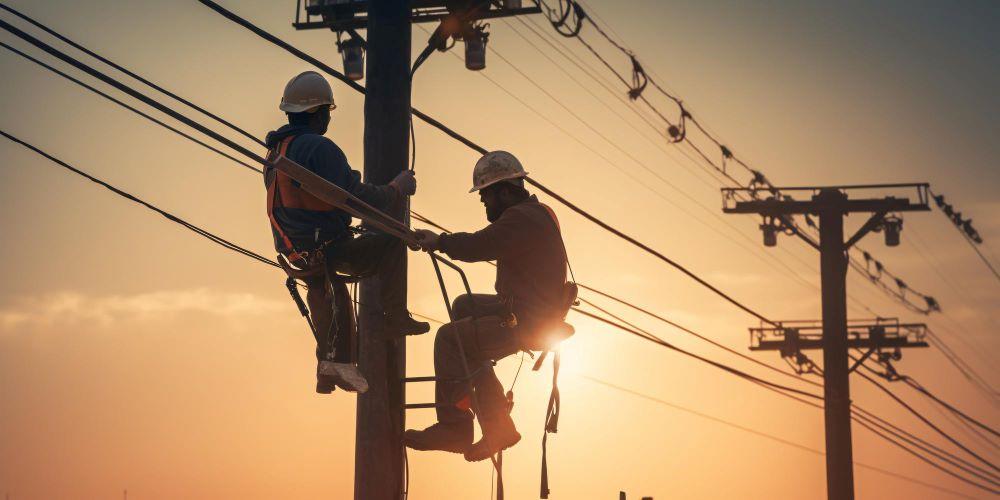Groundman utility worker